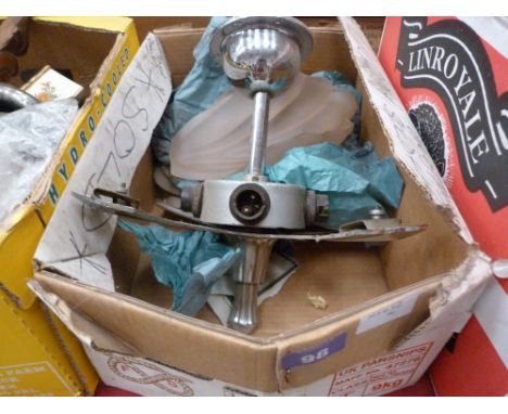 A Deco style hanging lamp