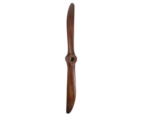 * Propeller. WWI French Spad XIII two blade propeller, laminated mahogany, the boss stamped ETOILE A B 767RH 180 HP HISPANO S