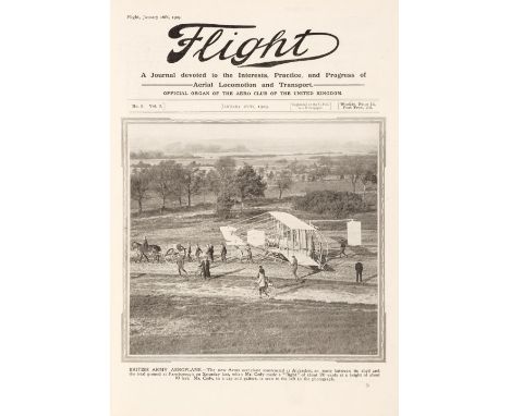 Flight. First Aero Weekly in the World, A Journal Devoted to the Interests, Practice, and Progress of Aerial Locomotion and T