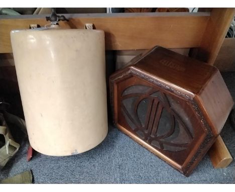 * De Havilland. Art deco Celestion extension speaker believed to be from the De Havilland factory at Broughton, Flintshire, t
