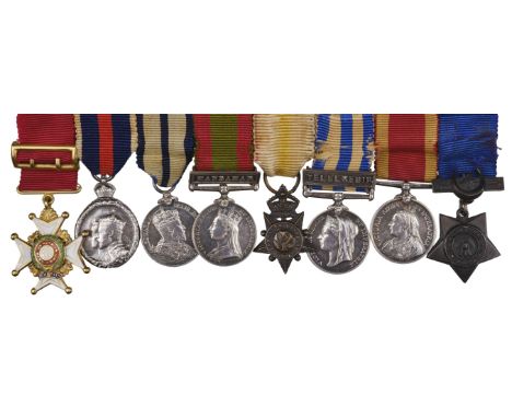 * A fine group of eight miniature dress medals attributed to Colonel R.C.G. Mayne, C.B., A.D.C., Indian Armya) The Most Honou