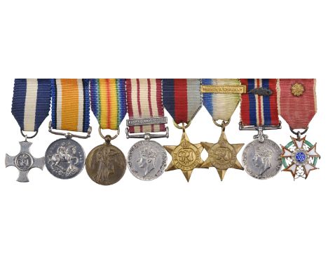 * A group of eight miniature dress medals attributed to Captain J.W. Josselyn, D.S.C., M.I.D., Royal Navya) Distinguished Ser