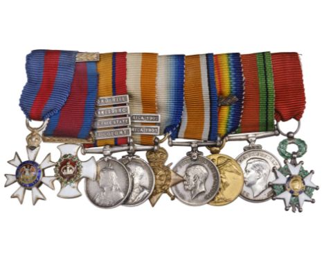 * A fine group of nine miniature dress medals attributed to Lieutenant Colonel G.C. Morphett, C.M.G., D.S.O., Royal Sussex Re