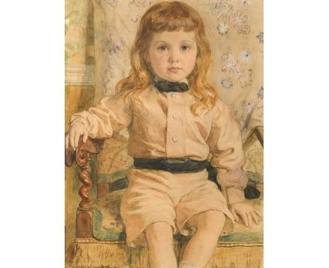 Circle of Henry Albert Payne (1868-1940) Portrait of a boy, believed to be Allen Algernon Bathurst, Lord Apsley (1895-1942) a