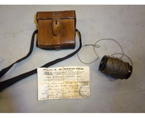 A Victorian "Labbez Telemeter, or Pocket Range Finder and Surveying Instrument", retailed by J.H. Steward, Strand, London, wi