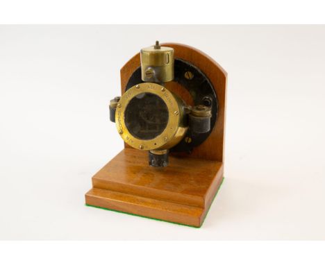 A WWI Royal Flying Corps Creagh-Osborne type 5/17 brass aircraft compass, the rim marked "Air Compass, Type 5/17, No 23851H",
