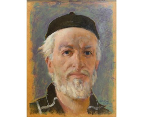 A Self Portrait Of William Crosbie, Signed And Dated, 35cm by 28cm 