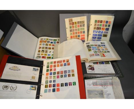 A Stamp Collection Within Four Albums To Include British And Foreign, together with a small collection of First Day Covers 