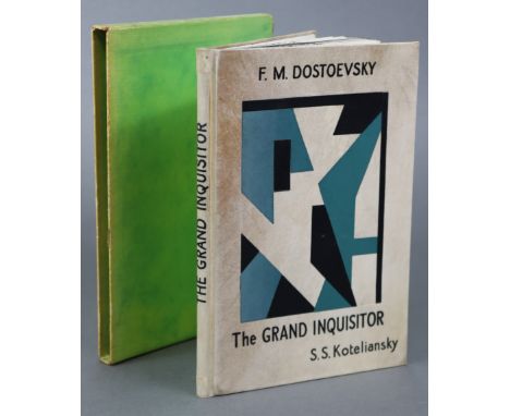 DOSTOEVSKI, F. M. “The Great Inquisitor”, first edn. 1930, translated by S. S. Koteliansky, introduction by D. H. Lawrence, p