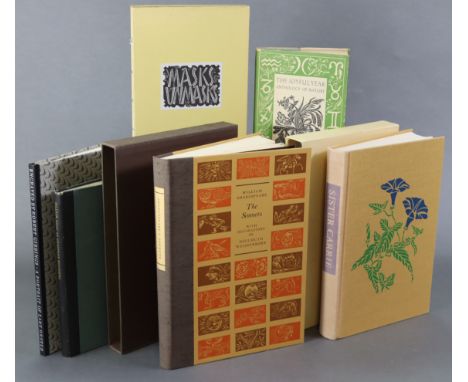 PRIVATE PRESSES (VARIOUS). ACORN PRESS: SHAKESPEARE, William; The Sonnets, 1982, wood engravings by Hellmuth We4issenborn, nu