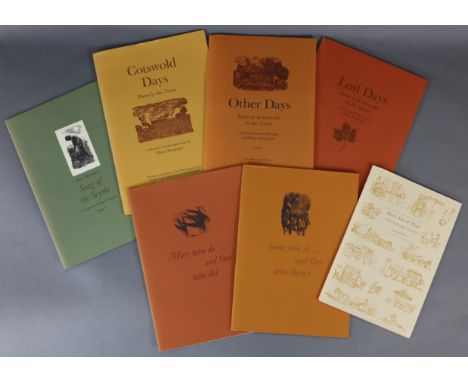 WHITTINGTON PRESS: Seven soft-bound publications: “Some Who Do…and One Who Doesn’t”, 1998, intro. by Hal Bishop, No. 68/150; 