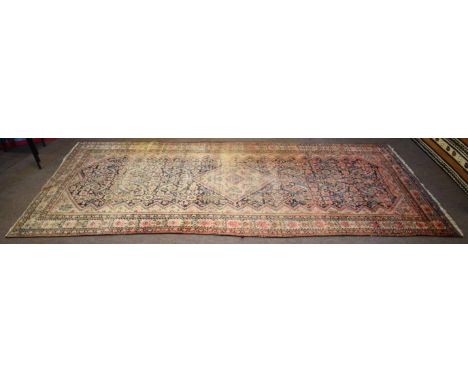 Vintage Caucasian style wool rug, 158 x 312cm