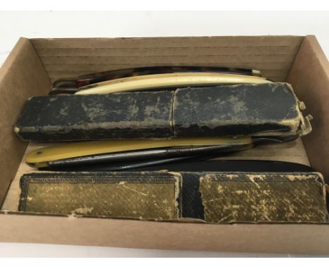 A collection of vintage razors