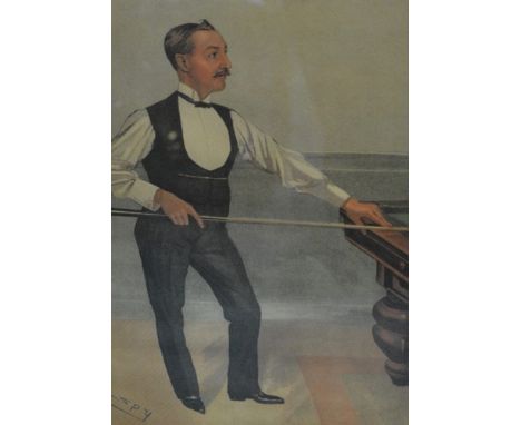 After Lesley Ward, "He Might be Champion if there were a Championship", reproduction Vanity Fair colour print and five other 