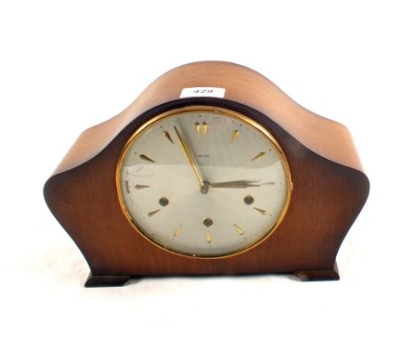 A Westminster chiming mantel clock