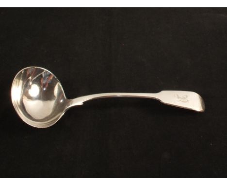 A silver sauce ladle, George Smith and William Fearn, London 1841