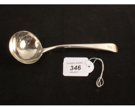 A silver sauce ladle, Benjamin Smith, London 1834