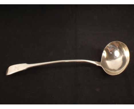 A silver soup ladle, Ely, Fearn and Chawner, London 1810