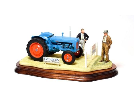 Border Fine Arts 'A Major Decision' (Fordson Major E1ADDN Tractor), model No. JH92 by Ray Ayres, limited edition 870/1500, on