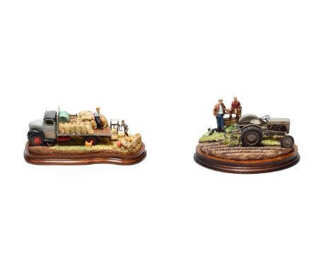 Border Fine Arts 'Easy Pickings' (D.D Kirkpatrick Corn Exchange Wagon), model No. B1330, limited edition 54/500, and 'The Fut