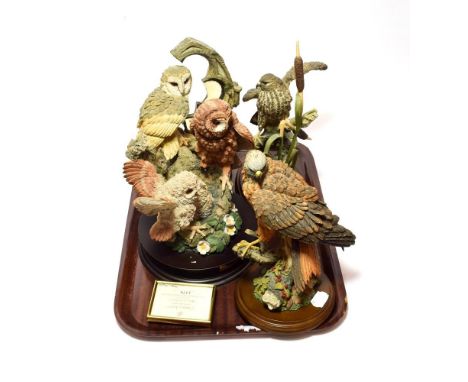 Country Artists Bird Models Including: 'Herald of Spring' by David Ivey, limited edition 1479/2500 and 'Hen Harrier', model N