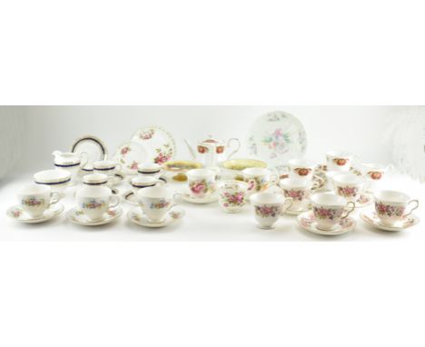 A collection of early - mid 20th century Staffordshire, Hostess Tableware, Salisbury, Aynsley, Colcough and Alfred Meakin fin