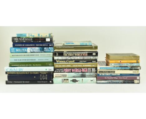 First and Second World War &amp; Home Front military interest. A collection of reference books. The lot to include The War Ov