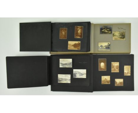 Local South West, Bath &amp; Wells interest. A collection of four albums containing early 20th century Edwardian topographica