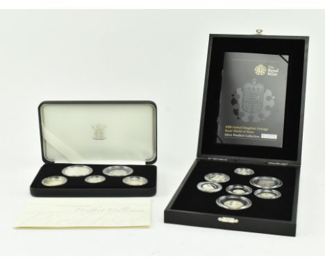 2008 The Royal Mint United Kingdom Coinage Royal Shield of Arms Silver Piedfort Collection. Limited edition No. 1479 of 3,000