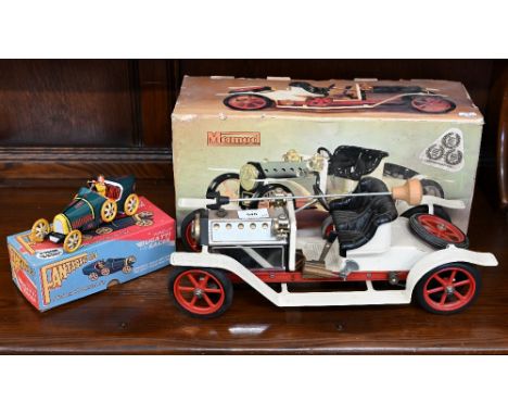 A boxed Mamod Steam Roadster SA1 model car (little used but in dirty condition with some oxidisation) to/w a boxed Fantastic 