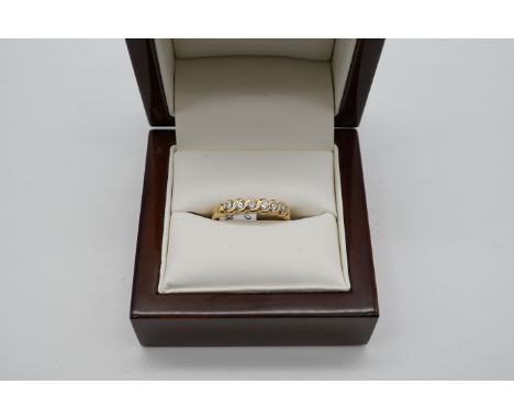 Brillant Ring Gelbgold 585/-, Brillanten ges. ca. 0,30 ct., W/Si, Ringgröße 58, 2,7gr.