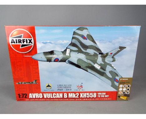 Airfix - an all plastic model kit of an Avro Vulcan B Mk II XH558 Vulcan to the Sky the 50th Anniversary Series, model No. A5