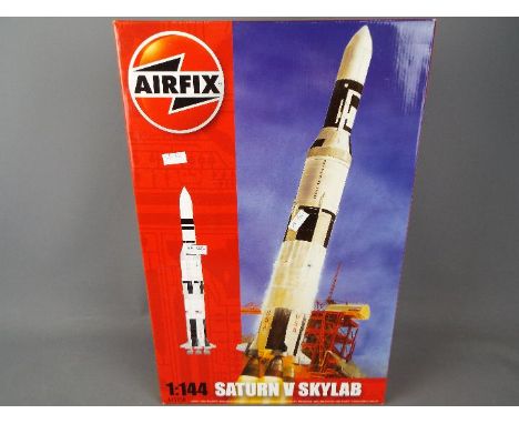 Airfix - an all plastic model kit of a Saturn V Skylab model No. A11150, 1:144 scale, mint in factory sealed box