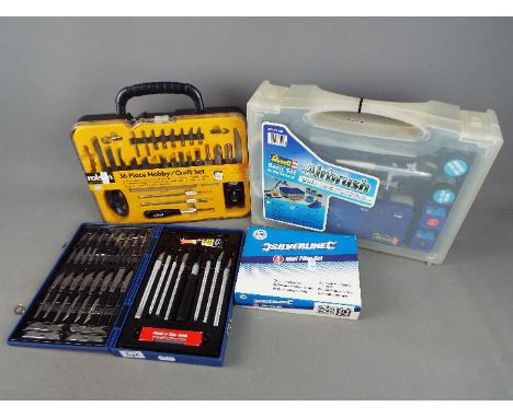 Model making equipment - a good collection of quality model making equipment to include a Revell Airbrush basic set with comp