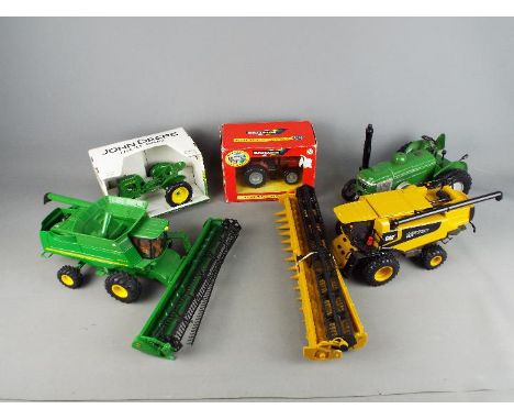 Norscott, Ertl, Spec Cast, Britains  - 4 diecast model farm vehicles predominately unboxed in various scales, with a scratch 
