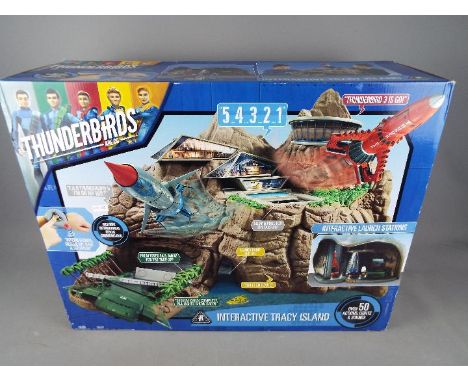 Gerry Anderson - Thunderbirds - an interactive Tracy Island toy by Vivid model No. 90296 includes International Rescue Commun