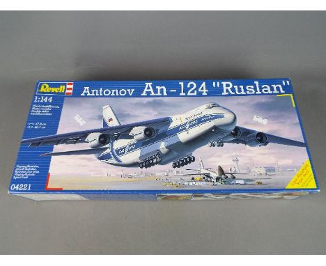 Revell - an Antonov An - 124 'Ruslan' all plastic model kit, 1:44 scale, model No. 0421, mint in factory sealed unopened box