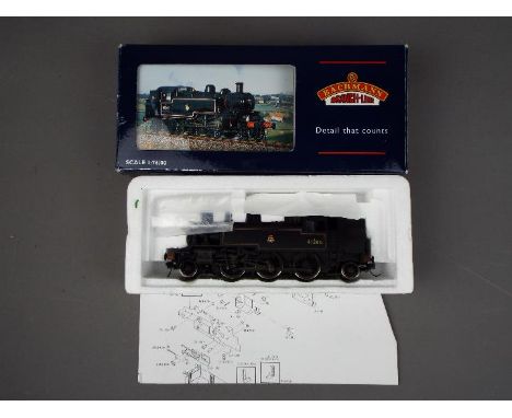 Bachmann - A boxed Bachmann OO gauge 31-454 Ivatt Class 2-6-2 Tank Engine Push/Pull Fitted Op.No.41286 in BR Lined Black Earl