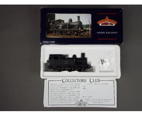 Bachmann - A boxed Bachmann OO gauge 31-058 J72 0-6-0 Tank Engine Op.No.68727 in BR Black Late Crest Weathered livery. Model 