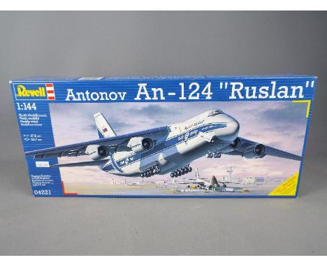 Revell - an Antonov An - 124 'Ruslan' all plastic model kit model No. 04221, 1:144 scale, mint in factory sealed box