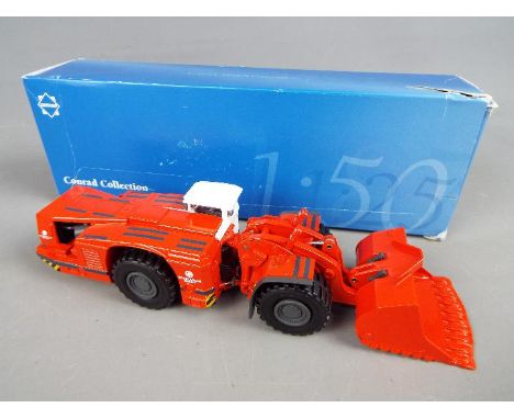 Conrad - A boxed diecast 1:50 scale Conrad #2441 Sandvik LH621 Tunnel Loader. The model in red appears to be in Mint conditio