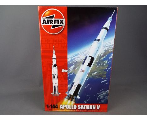 Airfix - an all plastic model kit of Apollo Saturn V model No. A11170, 1:144 scale, mint in factory sealed box