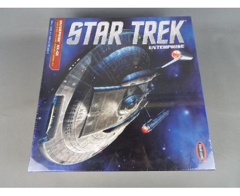 Star Trek Enterprise - 1/350 scale plastic assembly model kit by Polar Lights, skill level 2, mint in box within factory seal