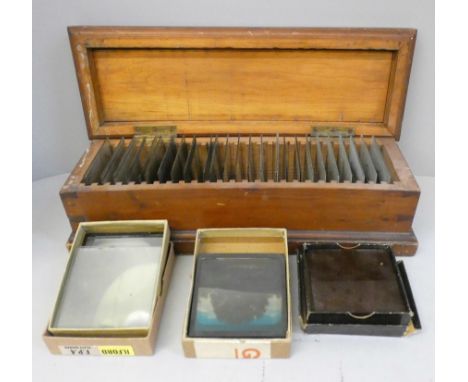 Magic lantern slides for restoration 
