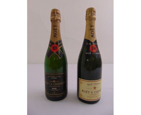 Moet and Chandon Millesime Blanc vintage 1996 and Moet and Chandon Brut Imperial