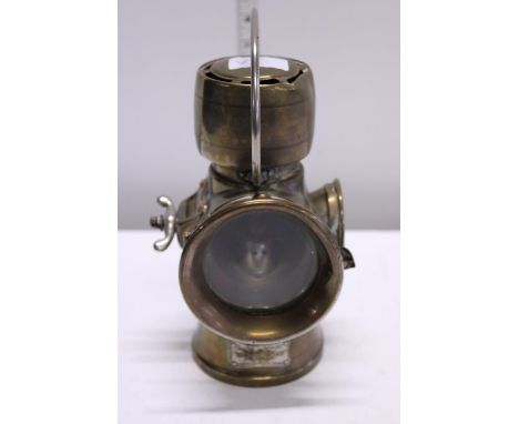 A Lucas number 631 King of the Road Brass Lamp 