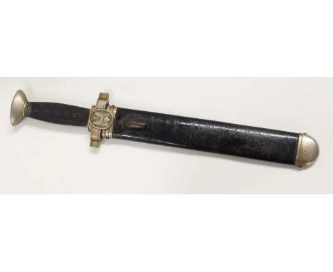 20th century Third Reich BRK 'Deutsches Rotes Kreuz/German Red Cross', a listed mans 1938 pattern dagger and scabbard, with n