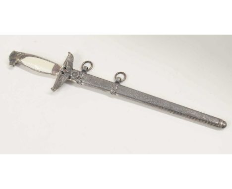 Reproduction Third Reich Nazi dagger, overall length 40cm 