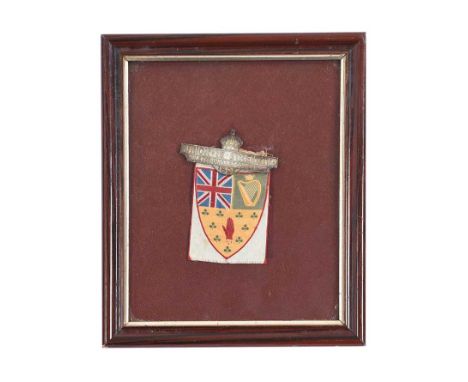 ULSTER UNIONIST CONVENTION BADGE 1892. PROVENANCE: THOMAS ANDREWS, SENIOR LEADER OF THE ULSTER LIBERAL UNIONIST ASSOCIATION, 