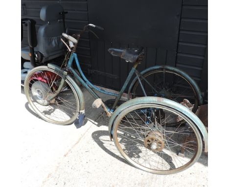 A Brooks vintage tricycle, 171cm